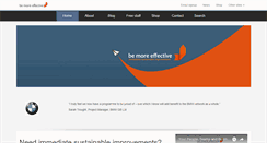 Desktop Screenshot of bemoreeffective.com